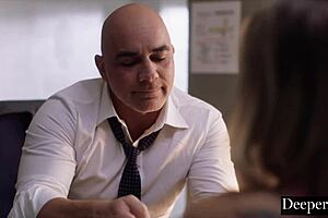 Bad Girl Anna Claire's Mouth And Pussy Get Fucked Hard!