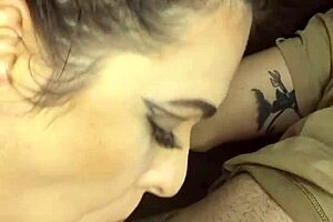 i sucked my little friend while fucking my sexy wife.