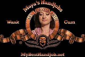 2 cumshots on Maya’s legs