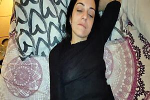 a cute nympho couple makes homemade doggystyle videos at home