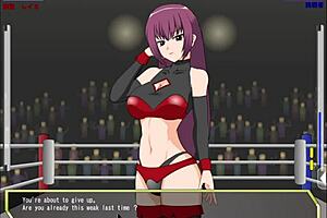 Remi the Queen Shows Strong Big Tits in Martial Arts Game