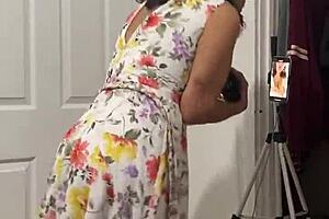 anna maria teasing her fans backstage