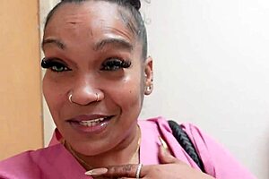 thickpaws couldn't resist getting horny at work, touching herself