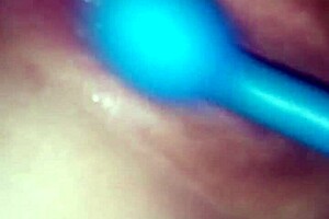 Kona captures an extreme close-up of wet vibrator action