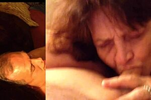 heavenly granny carmen angel sucking cock deepthroat 😍