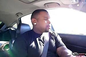 Hot Cali cheats in lingerie threesome with big black cock