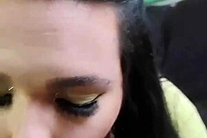 i sucked my little friend while fucking my sexy wife.