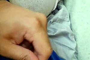 Why jerk to this amateur gay blowjob with a monster cock?