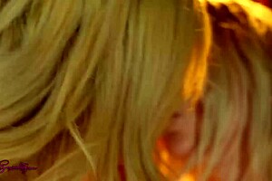 Tiny Britt Blair catches Destiny Cruz pleasuring herself outside