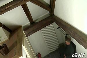 In the intimate setting, two gay men indulge in raw homosexual sex.