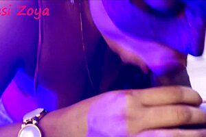 Why does the 4-month pregnant wife give dirty blowjob to husband?