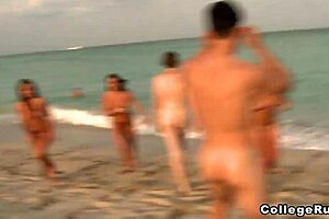 Spring break shenanigans with amateur teens and college students