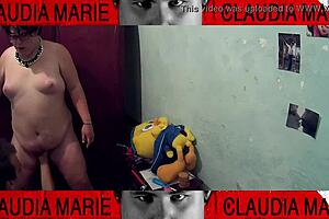 Fat Curvy Babe Gets Pussy Licked and Fucked Hard Against Wardrobe!