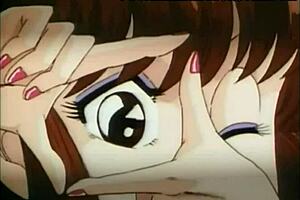 Fetish fun with big tits and strapon in anime threesome