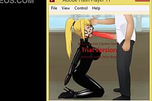 a good bdsm session with deepthroat action