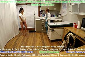 Latina teen gets a humiliating gyno exam at university