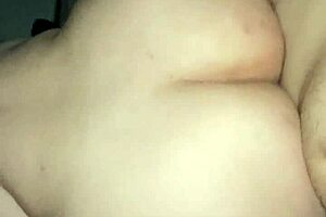 Chubby girl rides lover while husband works