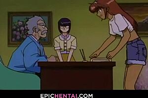 I, Mahoko, lose my virginity in hentai adventure