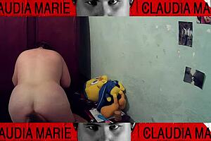 Fat Curvy Babe Gets Pussy Licked and Fucked Hard Against Wardrobe!