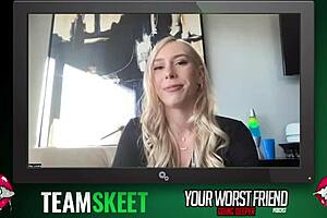 Kay Lovely shares her Christmas interview behind the scenes.