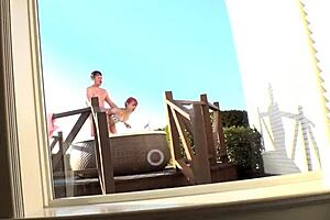 Young Asian babe with natural tits gets cumshots galore