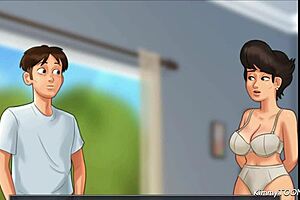 I caught the church milf masturbating with a police baton in her bikini