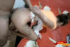 Petite Brazilian Stepdaughter Loves Anal Passion!