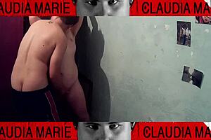 Fat Curvy Babe Gets Pussy Licked and Fucked Hard Against Wardrobe!