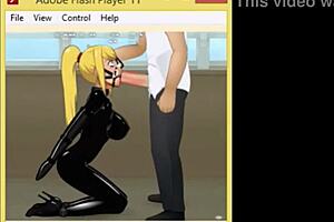 a good bdsm session with deepthroat action