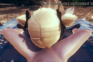 FutaFlesh: F2S cosplay in Genshin Impact game porn