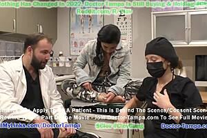 Become A Doctor Tampa! Jasmine Rose Gets Humiliating Gyno Exam With Nurse Stacy Shepard's Help!