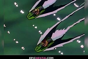 I, Mahoko, lose my virginity in hentai adventure