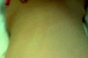 Watching a movie in the hotel while fucking my beautiful lover with big tits and fair skin?