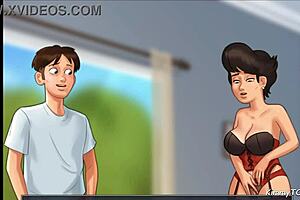 I caught the church milf masturbating with a police baton in her bikini