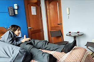 i'm fuckin the peruvian real estate agnet so hard, her vaginas wet