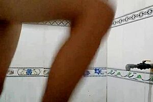 Young Teen Bathes Alone In Private