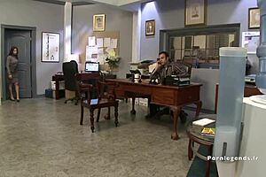 Rachel roxxx makes the boss happy with her natural tits blowjob and doggystyle facial