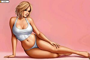3D cartoon featuring sexy Zoey in a wild encounter