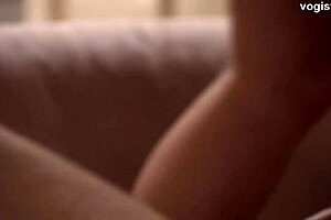 Blonde decides to have sex instead of watching TV