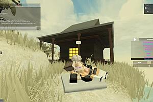 Deepthroat and anal sex with a whore in Roblox