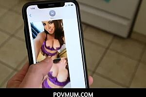 Stepmom Carmen Valentina teaches boy a lesson in class