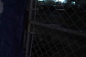 b paddling and slave wake up first time rough outdoor public