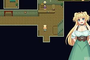 Newlywed Monica gets into some hot water in this Netorare game