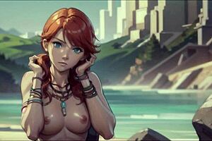 i am ai generated oerba dia vanille from final fantasy xiii