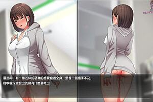 Hentai game with commented gameplay and anime-style action