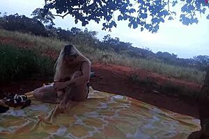 enfiei a pica na loirinha in public road thrill