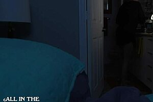 Stepson Overcomes Thunder Trauma By Fucking Stepmother