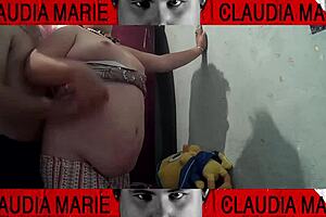 Curvy fat babe gets her pussy eaten before dinner to get soaking wet and cum on her gay friend's face