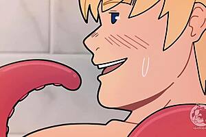 Huge cocks in gym showers for some gay fun 😏