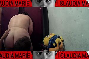 Curvy fat babe gets her pussy eaten before dinner to get soaking wet and cum on her gay friend's face